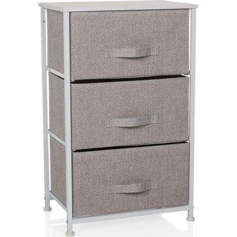 Regal FOLDRESS M 45x30x95cm 3 Fächer grau hjh LIVING