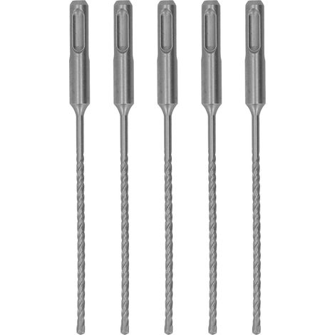 Aramox 160 mm Länge 2-Schneiden-Selbstkonzentrationsbohrer-Set für Mauerwerksanwendungen, Schneller Spanauswurf für Heimwerker 5 Stück (4 mm)