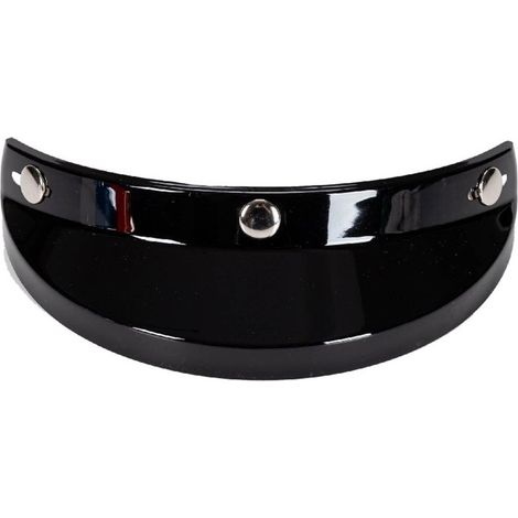 Visière universelle pour moto, 3 boutons-pression, rabattable, casque ouvert, vent (1/5)