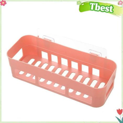 Étagère murale - TBEST - Multifonctionnelle - Sans perçage - Gain de place - Plastique résine (1/5)