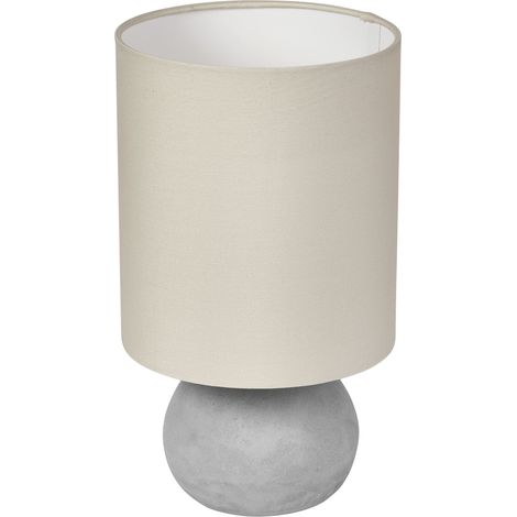 OSRAM Decor Impact lampe à poser décorative en béton avec culot E27, 220mm, IP20, beige et gris (1/5)