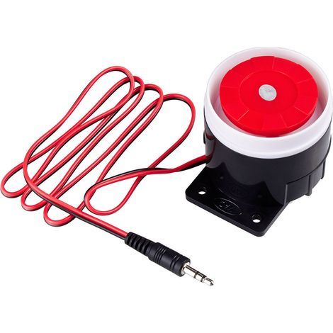 Home Safe Alarm 120dB Sirène d'intérieur pour Alarme GSM avec connecteur Jack 3,5 mm-NANOTEH (1/5)