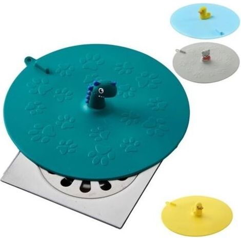 Pair Lot de 4 Bouchons et Couvercles pour Baignoire et Douche, Bouchon de Trop-Plein, Entretien des Éviers, et Couvercle de Drainage (1/5)
