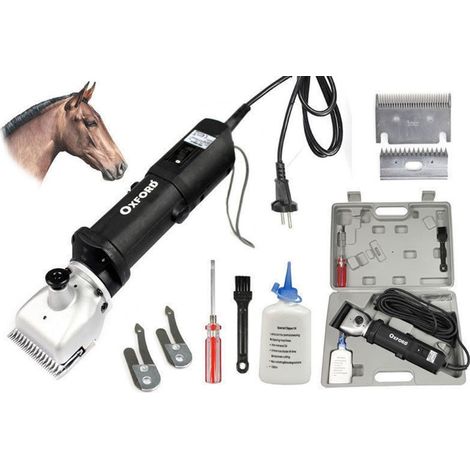 Trade Shop - Macchina Tosatrice Tosacavalli Professionale 120w Per Cavalli Con Lama 1mm 3mm -