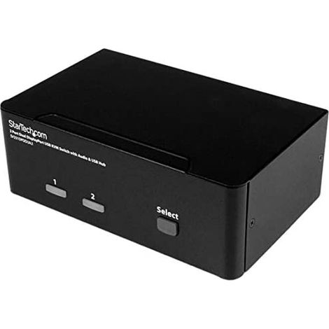 StarTech.com Switch KVM a 2 porte DisplayPort per doppio Monitor - 4k 60hz (1/5)