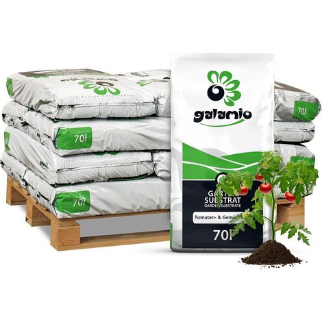 Galamio Tomaten- Gemüseerde 70l x 12 Sack 840l 12er
