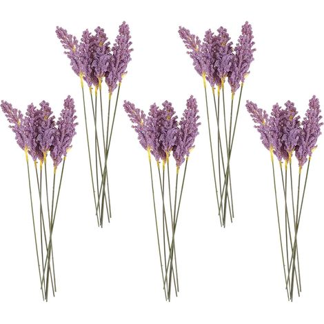 Artificial Plastic Wheat Bouquet, 5 Pieces, Stems for Decoration (1/5)