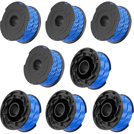 Ersatz-Trimmerfadenspule für Black & Decker Freischneider, A6441 – 1,65 mm/12,2 m – 8er-Pack