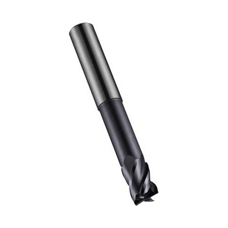 Schaftfräser S219 D.4mm Gesamt-L.60mm Schneiden-L.8mm Einsatz-L.32mm HM AlTiN (1/4)