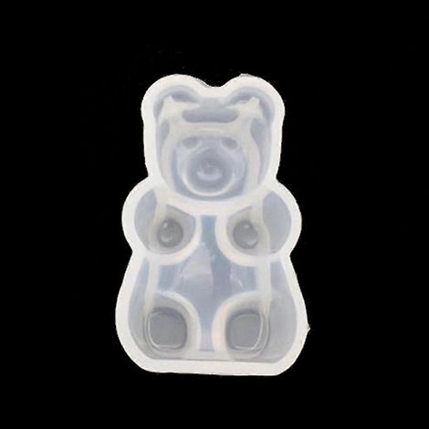 Moules en silicone pour oursons en gélatine, gâteaux, chocolats, fondant, fabrication de bijoux en résine M (1/5)