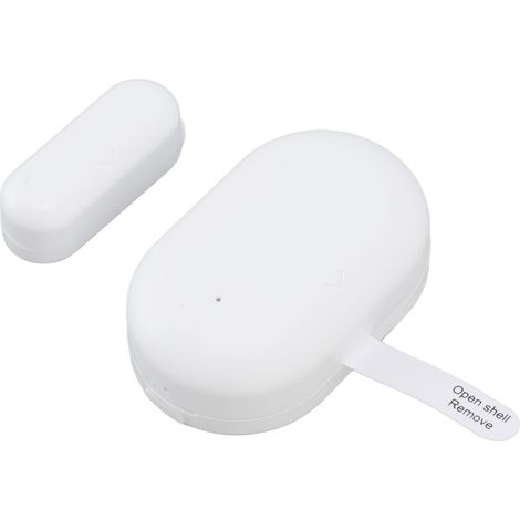 Intelligenter Tür-/Fenstersensor mit Sprachfernbedienung, drahtlose Hausalarmanlage (ZigBee, Tuya kompatibel). (1/5)