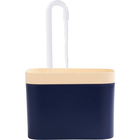 Fuente de agua para gatos con filtración automática, silenciosa, eléctrica, USB, 1.5 L, con filtro circulante, ajuste de caudal de 3 niveles, ideal para bebederos de mascotas, color azul (1/4)