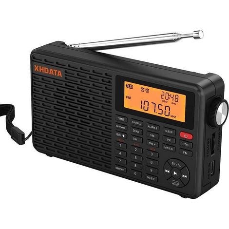 Radio portable - SSS - D109 - Bluetooth - Tuner AM/FM/SW/LW - Secteur et piles