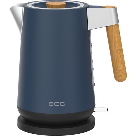 Bollitore elettrico ecg rk 1768 strix timber 2200w 1.7l