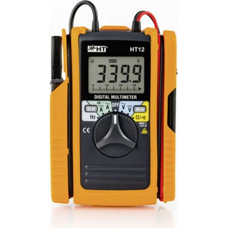 HT Instruments HT12 Hand-Multimeter, Stromzange  digital  CAT II 600 V, CAT III 300 V Anzeige (Count