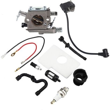 Carburateur Bobine d'allumage Carb Set pour Stihl Walbro 017 018 MS170 MS180 Trononneuse (1/5)