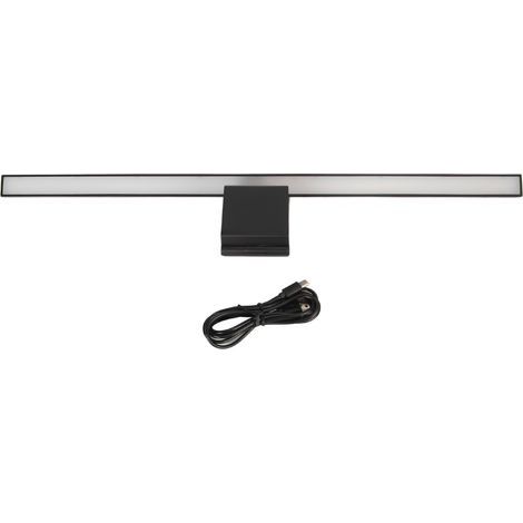 Barre Lumineuse LED pour Écran d'Ordinateur - 3 Modes, Contrôle Tactile, Intensité Variable (Noir)