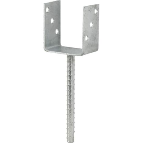 Pied de poteau en u - A : 91 mm - (1/2)