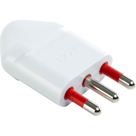Spina 16A 2P+T, bianco, serie Emilia Specialist - Rosi RS9702B