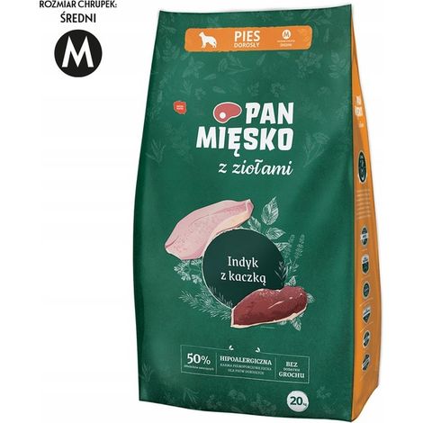 Carne a la sartén con hierbas, pavo crujiente con pato, tamaño mediano, 20 kg.