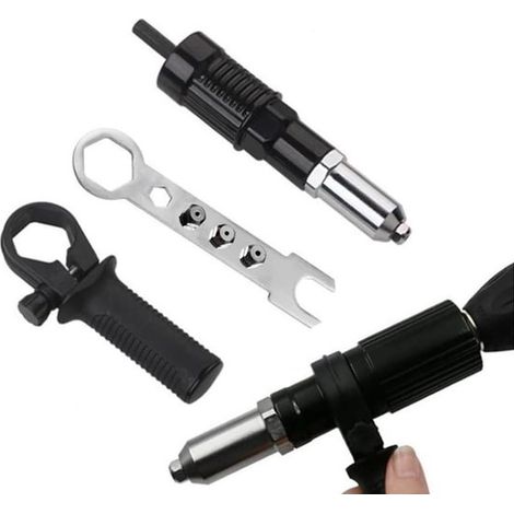 Remachadoras,Herramientas de inserción,Cabezales adaptadores para remachadoras eléctricas,Juego de herramientas manuales con conectores (1/5)