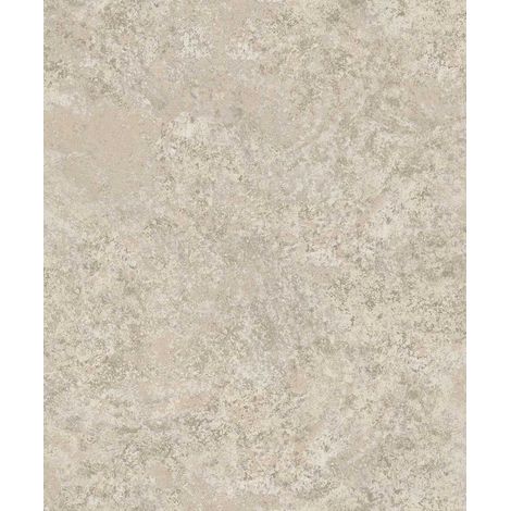Papier peint effet pierre naturelle beige rosé (1/2)