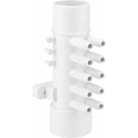 Collecteur de spa, 10 mm (1,5 pouce), 10 ports, en PVC, pour piscine, jacuzzi, spa, accessoires de spa et de bain à remous. Résistant à la corrosion, plus durable. (1/4)
