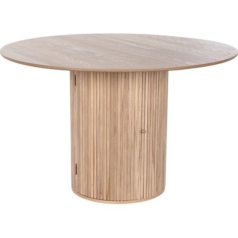 Mesa Redonda Comedor Paulownia 120X120X77 Puerta (1/5)