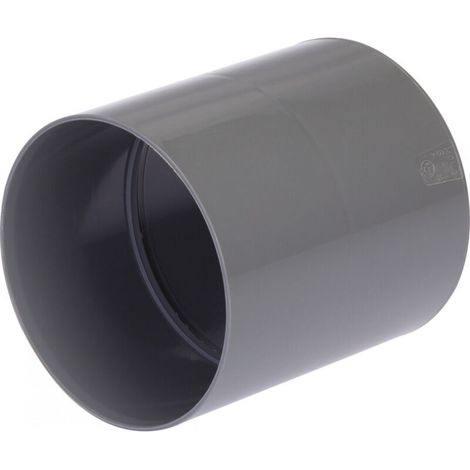 Raccord d'évacuation PVC 100mm – Butée intérieure femelle/femelle – Conformité NF-E et NF-Me – Pour systèmes de plomberie (1/5)