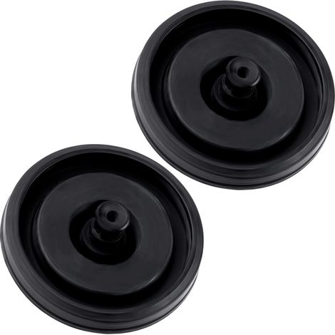Lot de 2 joints de soupape de remplissage de toilettes en caoutchouc - Kit de joints de valve de chasse d'eau pour modèles Fluidmaster 200, 747 et 400 - Noir (1/5)