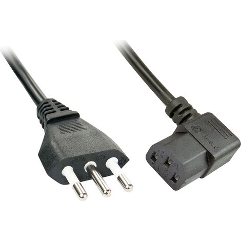 Lindy 2m C13 Winkelstromkabel, 30346