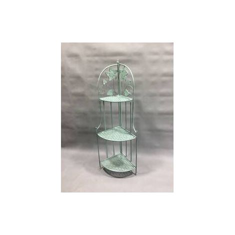 2 x C ANGOLIERA 3 RIPIANI 49X33X126CM VERDE SALVIA EPOQUE