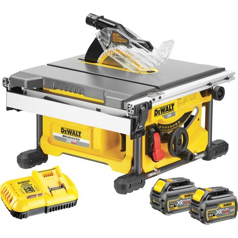 Sierra de banco Dewalt Batería DCS7485T2-QW de 54 V y 6 Ah (1/3)