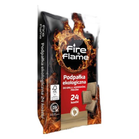 Allume-feu écologique 24 cubes 200g Fire&Flame