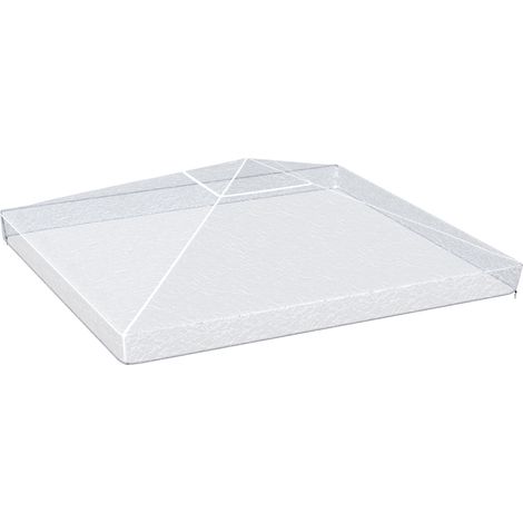 Copertura di ricambio per gazebo 3x3 m impermeabile trasparente MODENUIT (1/5)
