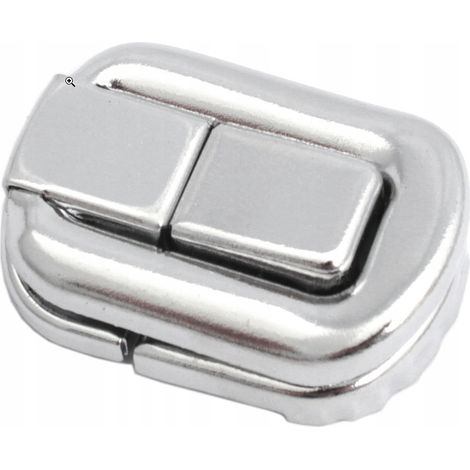 Serratura per scatole 406 cromata L-37x27mm