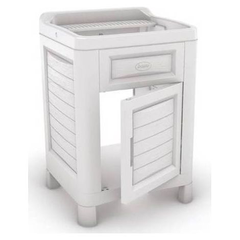 LAVATOIO MOBILETTO ARTU CM.51X60X89 GHIACCIO