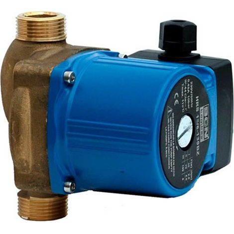Pompe de recirculation eau chaude sanitaire – Corps en bronze – Débit 3500 l/h – Moteur 3 vitesses – Protection IP44 – Arbre céramique (1/2)