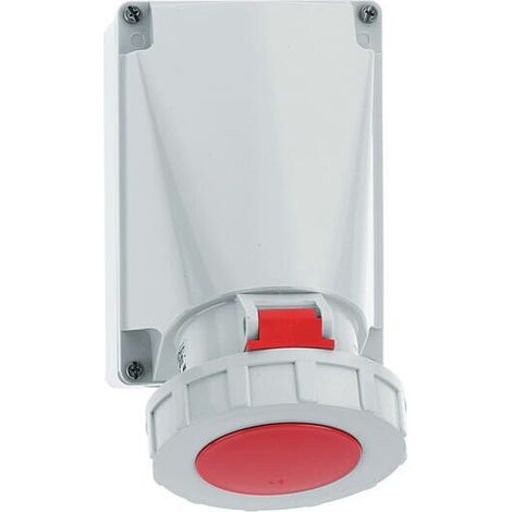 bals-elektrotech Enchufe CEE 63A rojo y blanco estanco IP67