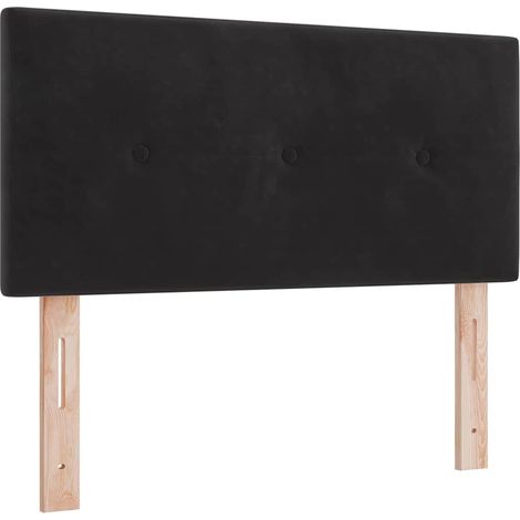 Maison Exclusive - Testiera Nero 80 cm Velluto