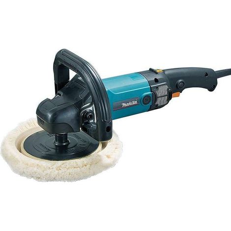 Makita – Ponceuse-polisseuse à disque 1200W Ø180 mm – Régulateur électronique pour démarrage sans à-coups – Poignée ergonomique Soft Grip – 9237CB