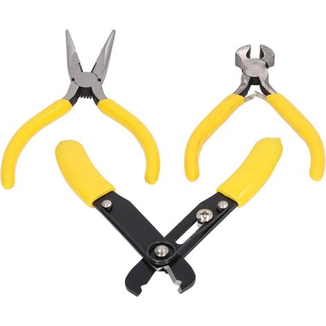 Pinces multifonctions acier carbone 3 pièces, pour électricité (1/5)