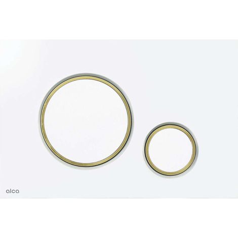 Alca Thin - Comando a filo, bianco lucido/oro lucido M775 (1/3)