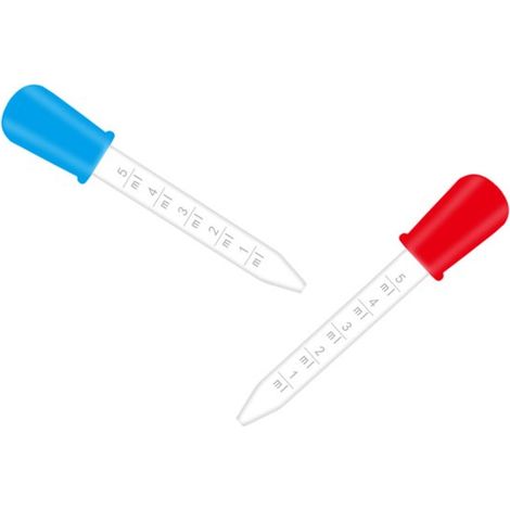 Pipettenflaschen 12-teiliges Pipettenset 5 ml Flüssigkeitspipetten Silikonpipette Pipette Pipetten für Flüssigkeiten mit 2 Pinseln für (1/4)