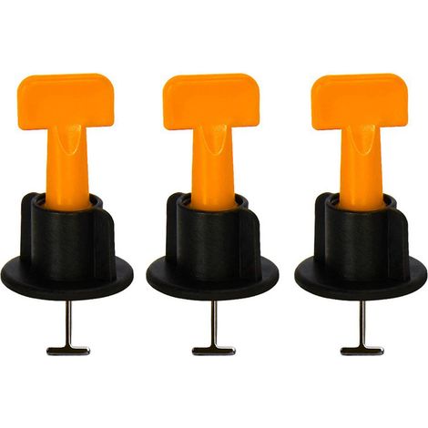Niveleuse rotative pour carrelage de 1,5 mm avec broche fixe, un outil réutilisable pour le nivellement des carreaux muraux et de sol, et un outil auxiliaire pour laisser des lignes de joint. (1/5)