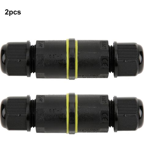 Boîte de Raccordement Étanche IP68 3 Pôles pour Installation Extérieure - Lot de 2 (1/5)