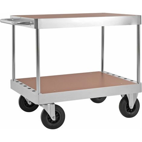 Kongamek Tischwagen verzinkt 994x700mm Ladefläche aus MDF ohne Bremse (1/3)