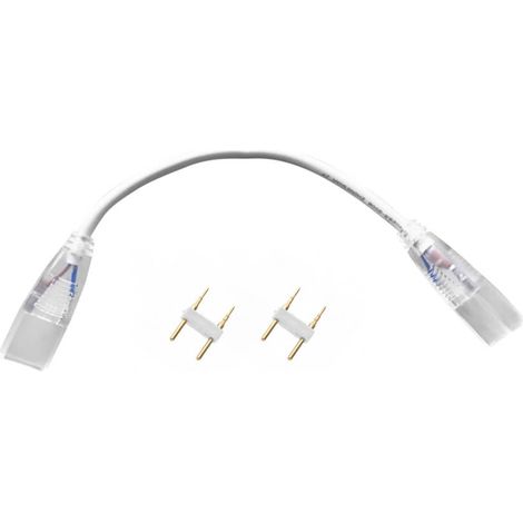 KIT GIUNTO FLESSIBILE P/NASTRO 220V+2CONNETT.2PIN