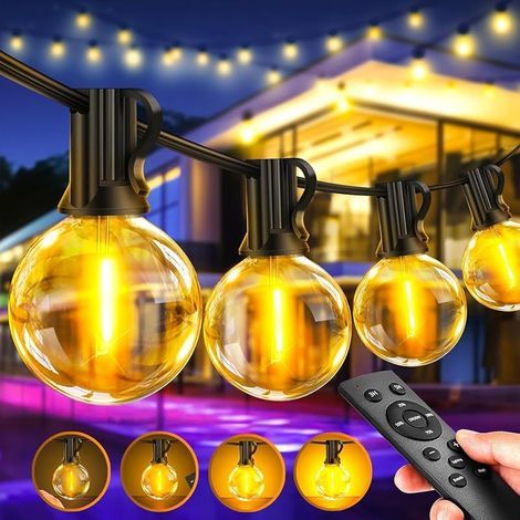 Guirlande Lumineuse Exterieure LED 30M - Guirlande Guinguette (1/5)
