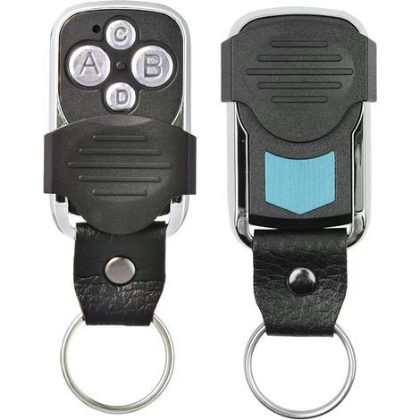 2 pcs Universel Porte De Garage Clonage Clé Fob Télécommande 433 MHz Cloner pour Porte De Garage Porte Électrique Garage Porte Blindters Volets Roulants Obturateur (1/4)